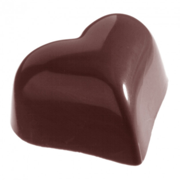 Molde corazón de chocolate 3,1 cm (x28) Chocolate World 