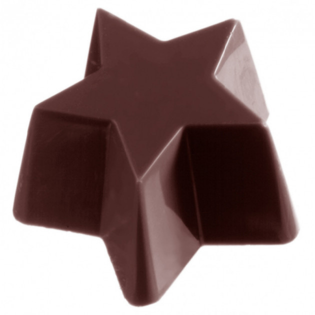 Molde para chocolate estrella (x14) Chocolate World 
