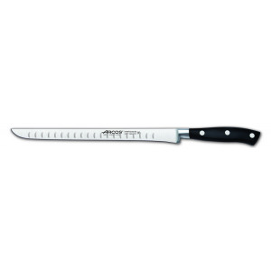 Cuchillo Jamonero Alveolado 25 cm Negro RIVIERA Arcos
