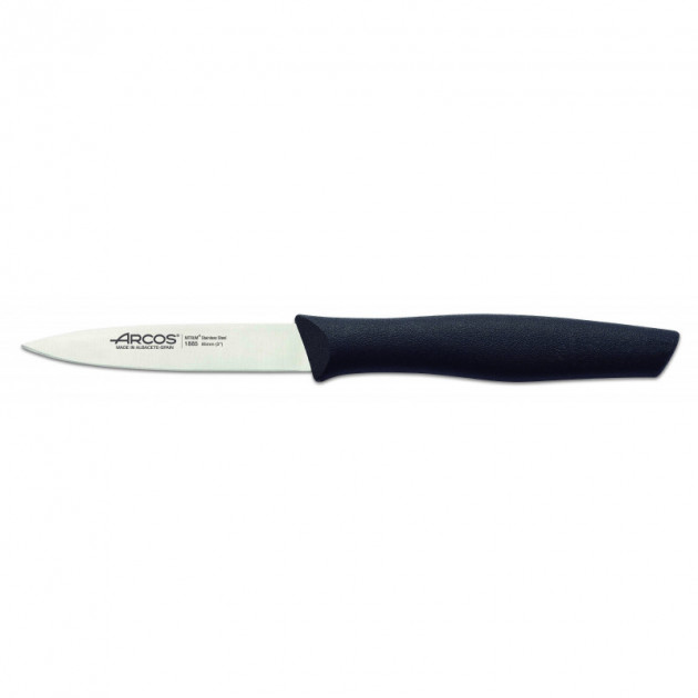 Cuchillo Mondador Acero Inoxidable 8,5 cm Negro NOVA Arcos 