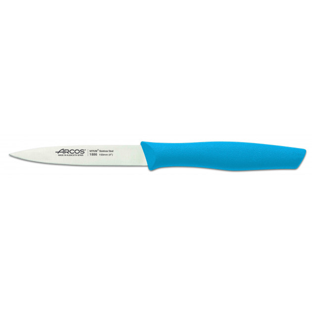 Cuchillo Mondador Acero Inoxidable 10 cm Azul NOVA Arcos 