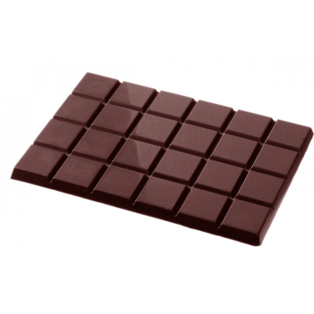 Molde tableta de chocolate 24 cuadrados (x2) Chocolate World 