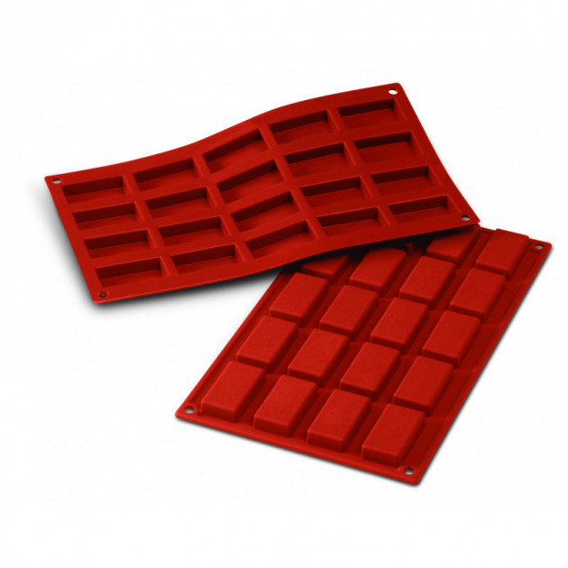 Molde financier silicona 49 x 26 mm 11 mm de altura (x20) SilikoMart 