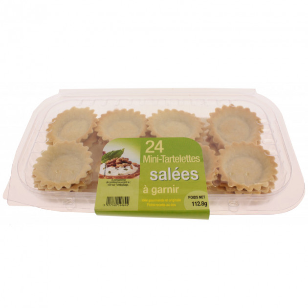 Mini Tartaletas Saladas para Rellenar (x24) 