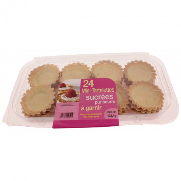Mini Tartaletas Dulces para Rellenar (x24) 
